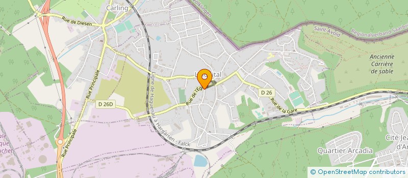 localisation de l'entreprise DEMO INTER METAL  L'HOPITAL