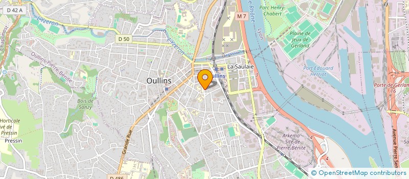 localisation de l'entreprise DEMO NET RHONE ALPES  OULLINS-PIERRE-BENITE