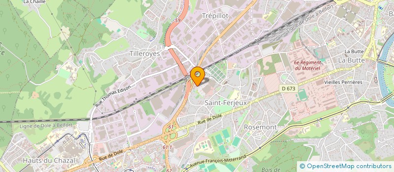 localisation de l'entreprise DEMO-RENO à BESANCON
