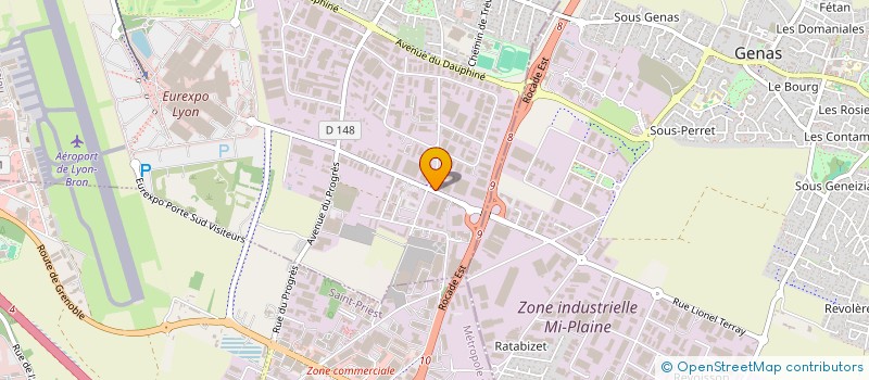localisation de l'entreprise DEMO SYSTEMES à CHASSIEU