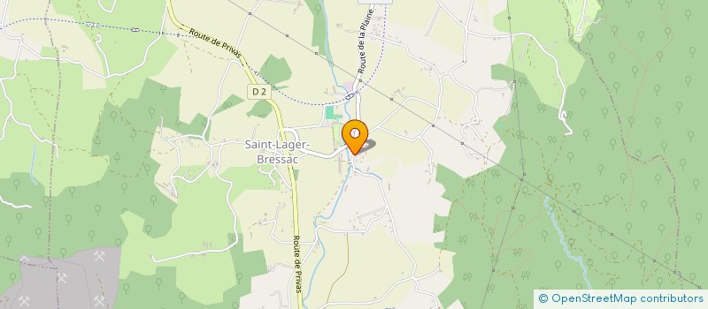 localisation de l'entreprise DEMO TRAVAUX PUBLICS à SAINT-LAGER-BRESSAC