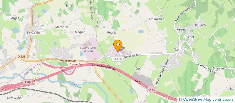 localisation de l'entreprise DEMOBAR  SARCEY