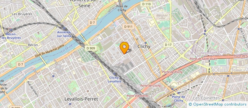 localisation de l'entreprise DEMOC RADIC SAUV ENVIRON DRSE à CLICHY