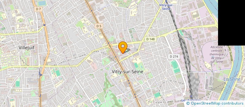 localisation de l'entreprise DEMOCRAPSY  VITRY-SUR-SEINE
