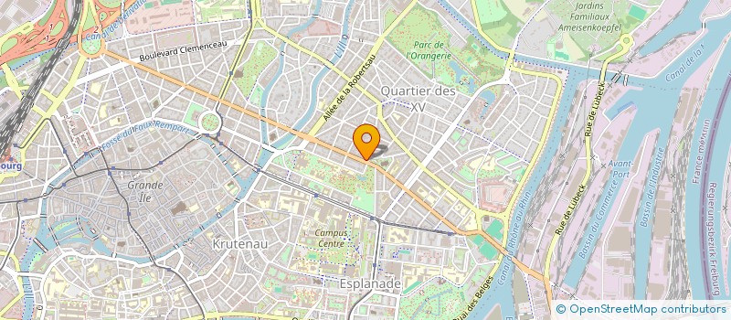 localisation de l'entreprise DEMOCRATIE, CONSTRUCTION EUROPEENNE ET RELIGIONS à STRASBOURG