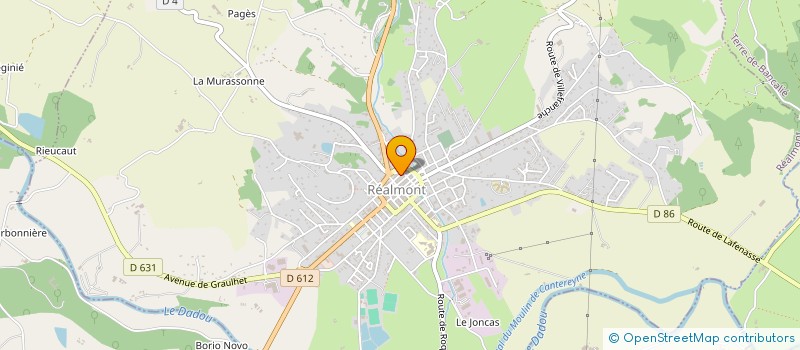 localisation de l'entreprise DEMOCRATIE DIRECTE à REALMONT