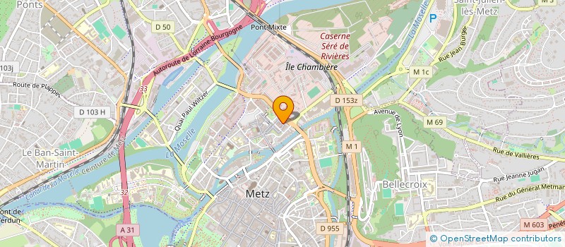 localisation de l'entreprise DEMOCRATIE ET REPUBLIQUE à METZ