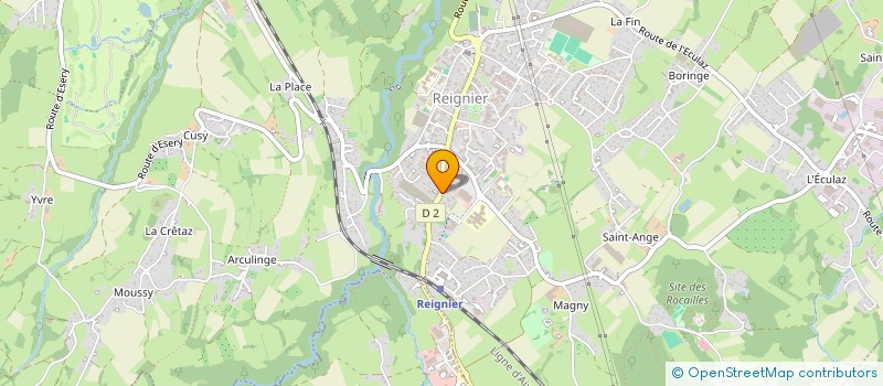 localisation de l'entreprise DEMOCRATIE ROUGE - OBSERVATOIRE DU PEUPLE ET DU POUVOIR à REIGNIER-ESERY
