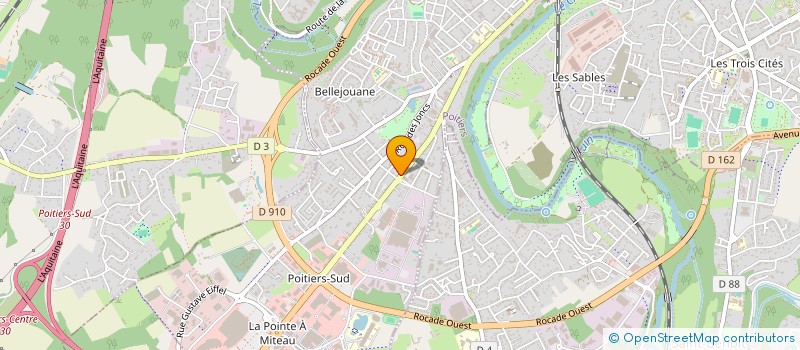 localisation de l'entreprise DEMOFI à POITIERS