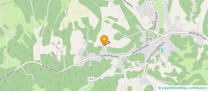 localisation de l'entreprise DEMOI  COURSAC