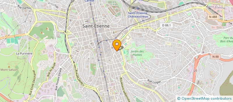 localisation de l'entreprise DEMOISELLE L  SAINT-ETIENNE