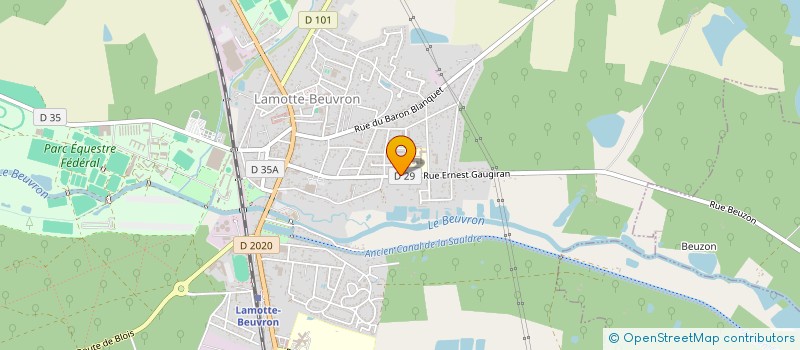 localisation de l'entreprise DEMOISELLES TATIN à LAMOTTE-BEUVRON