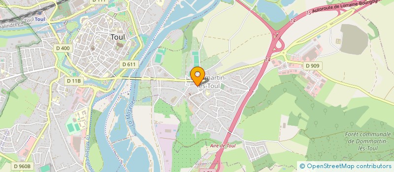 localisation de l'entreprise DEMOLEST  DOMMARTIN-LES-TOUL