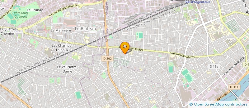 localisation de l'entreprise DEMOLI-BAT  ARGENTEUIL