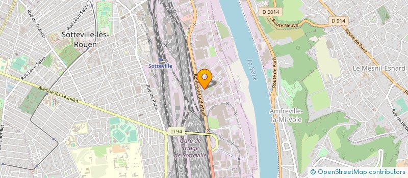 localisation de l'entreprise DEMOLIN NORMANDIE  SOTTEVILLE-LES-ROUEN