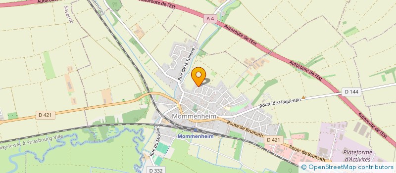 localisation de l'entreprise DEMOLINET  MOMMENHEIM