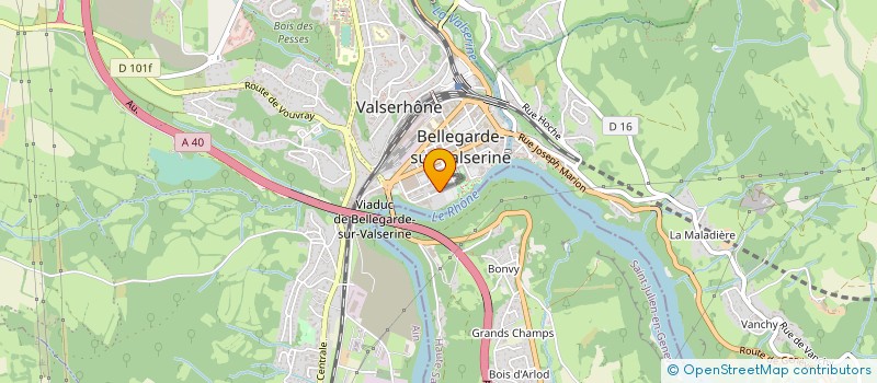 localisation de l'entreprise DEMOLIS  VALSERHONE