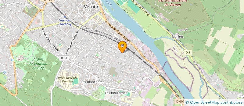 localisation de l'entreprise DEMOLISSEURS NORMANDS  DOUAINS