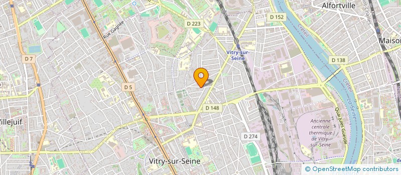 localisation de l'entreprise DEMOLIT TERRAS MANUTENT TRANSP à VITRY-SUR-SEINE