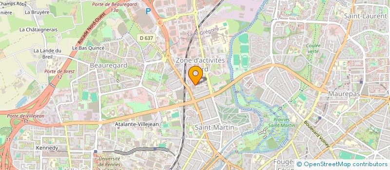 localisation de l'entreprise DEMOLITION à RENNES