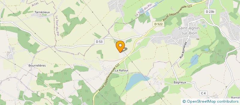 localisation de l'entreprise DEMOLITION AUTOS MOREL JACKY  SAINT-AGNIN-SUR-BION