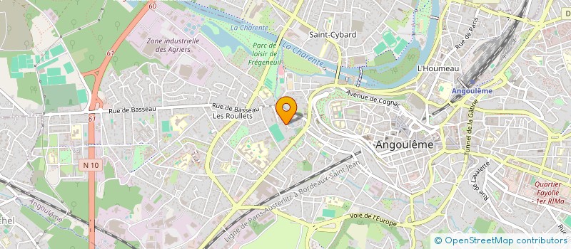 localisation de l'entreprise DEMOLITION MACONNERIE CARRELAGE à ANGOULEME