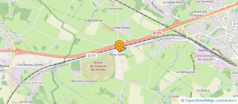 localisation de l'entreprise DEMOLITION MANUTENTION SERVICES  LA CHAPELLE-LAUNAY