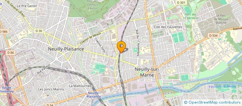 localisation de l'entreprise DEMOLITION NETTOYAGE RENOVATION à NEUILLY-SUR-MARNE