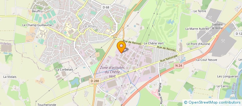 localisation de l'entreprise DEMOLITION OUEST à LE RHEU