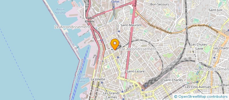 localisation de l'entreprise DEMOLITION RECUP INDUSTRIELLE MARITIME à MARSEILLE
