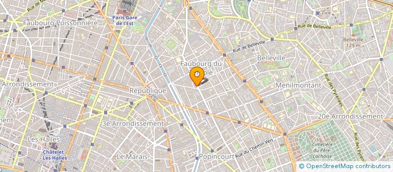 localisation de l'entreprise DEMOLITION REVETEMENT FACADES  PARIS