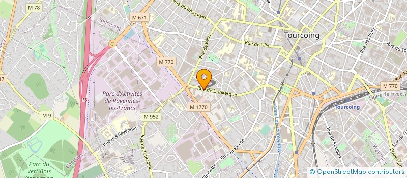 localisation de l'entreprise DEMOLITION SCIAGE DESAMIANTAGE à TOURCOING