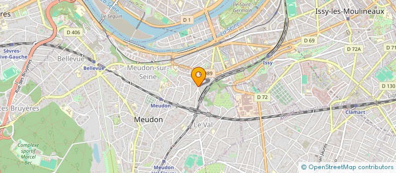 localisation de l'entreprise DEMOLITION SONDAGE CONSTRUCTION  MEUDON