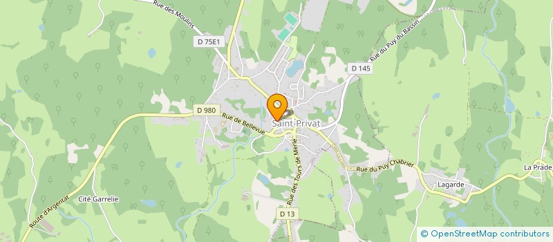 localisation de l'entreprise DEMOLOGIC  SAINT-PRIVAT