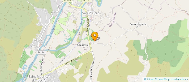 localisation de l'entreprise DEMON ET MERVEILLE  ROCHECOLOMBE