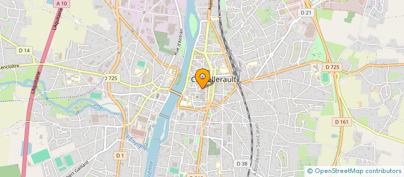 localisation de l'entreprise DEMON OPTICIENS à CHATELLERAULT