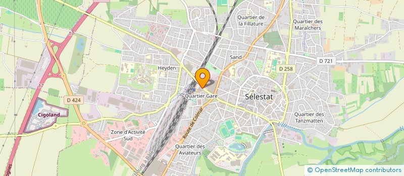 localisation de l'entreprise DEMONGEOT P ET FILS à SELESTAT