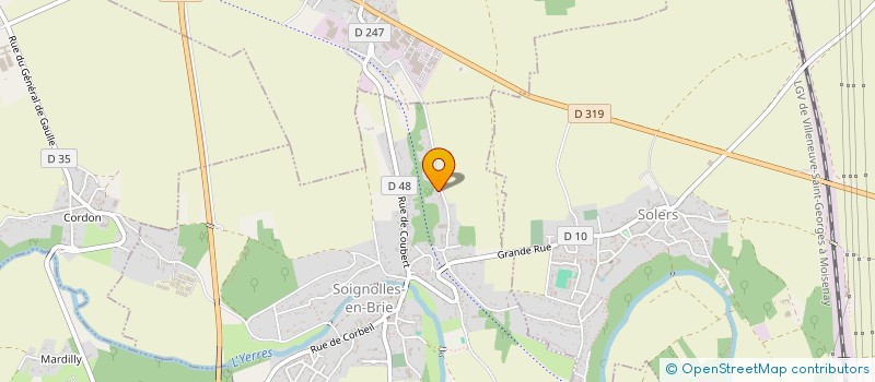 localisation de l'entreprise DEMONS ET MERVEILLES  SOIGNOLLES-EN-BRIE