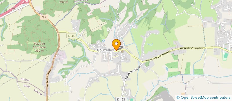 localisation de l'entreprise DEMONT  CHUZELLES