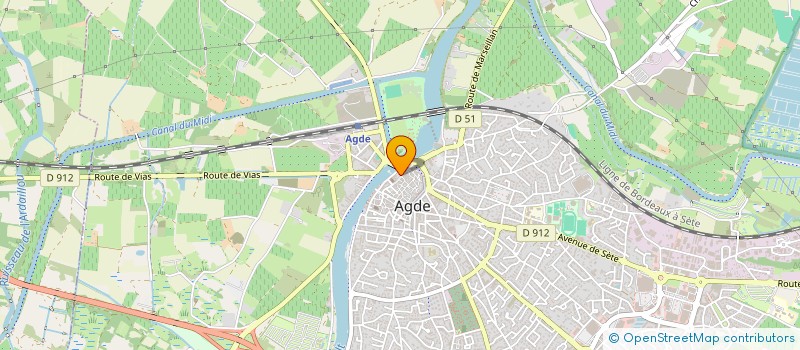 localisation de l'entreprise DEMONTIS à AGDE