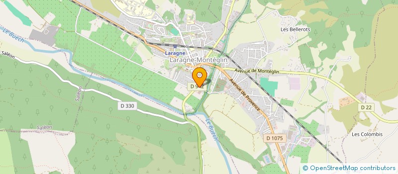 localisation de l'entreprise DEMONTIS MOTORSPORT à LARAGNE-MONTEGLIN