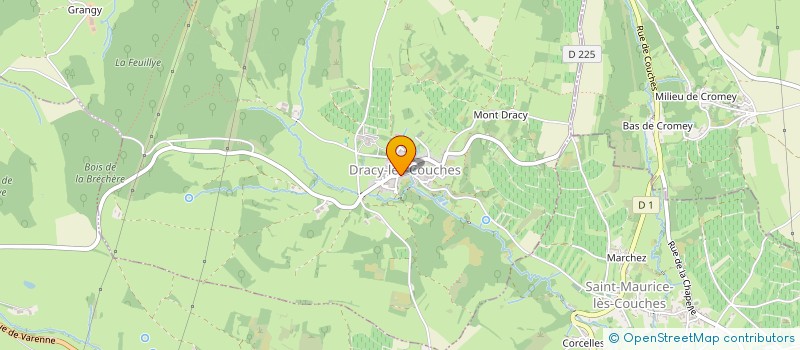 localisation de l'entreprise DEMONTMEROT  DRACY-LES-COUCHES