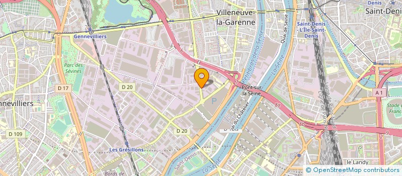 localisation de l'entreprise DEMOPAC PLV à VILLENEUVE-LA-GARENNE