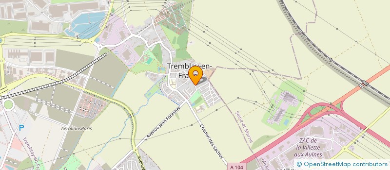 localisation de l'entreprise DEMOPAJO à TREMBLAY-EN-FRANCE