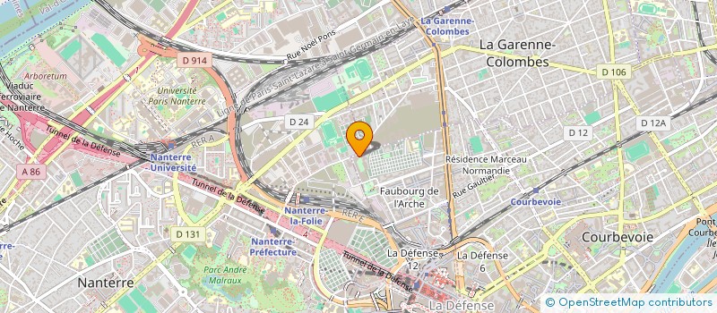 localisation de l'entreprise DEMOREK à COURBEVOIE