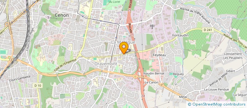 localisation de l'entreprise DEMORENO CONSTRUCTION à CENON