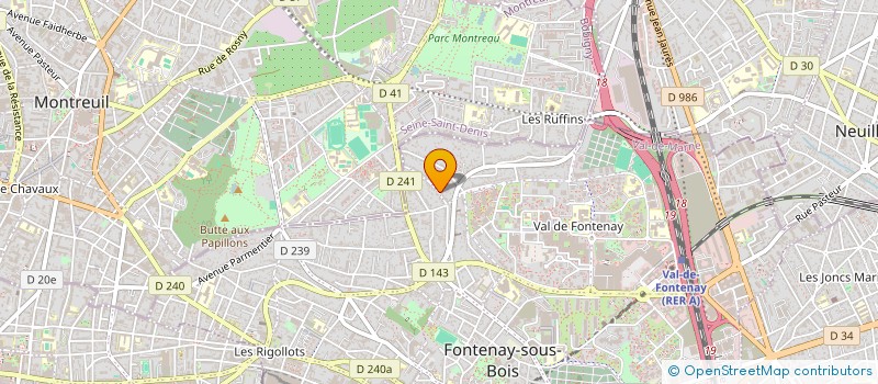 localisation de l'entreprise DEMORENOV à FONTENAY-SOUS-BOIS