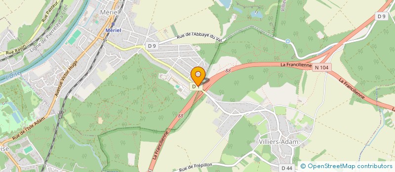 localisation de l'entreprise DEMORIANE  MERIEL