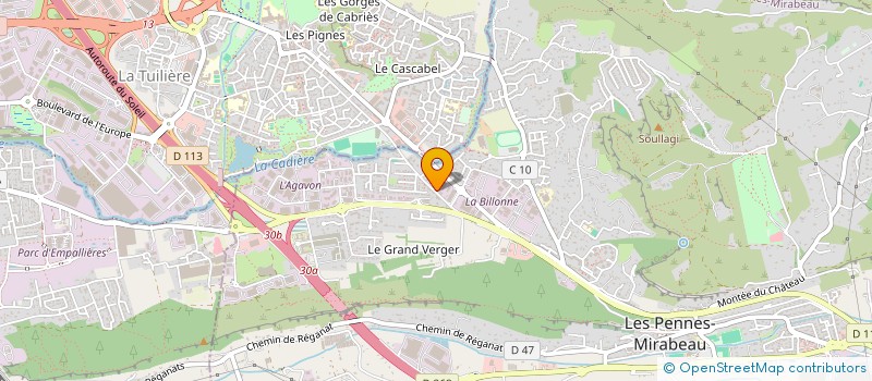 localisation de l'entreprise DEMORO à LES PENNES-MIRABEAU