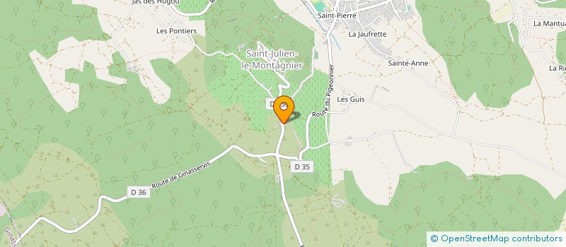localisation de l'entreprise DEMOS à SAINT-JULIEN